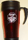 StoptheDrugWar.org travel mug