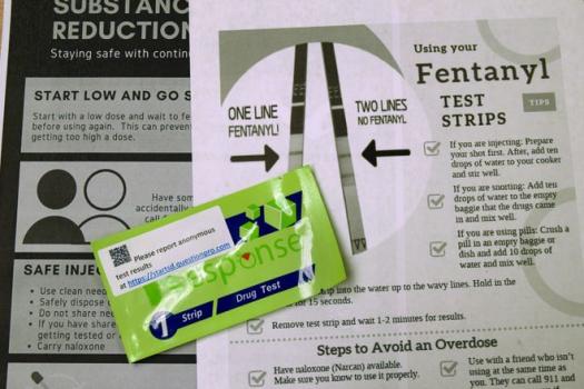 Fentanyl test strips.Bills to legalize them are popping up in numerous states.  (harmreduction.org)