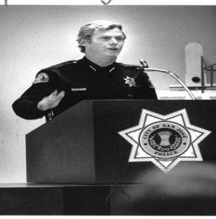 Joseph McNamara in his days as San Jose Police Chief. (SJPD)