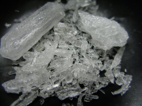 crystal methamphetamine (Creative Commons)