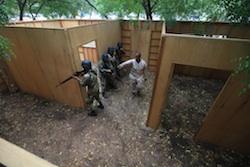 Mexican Marines being trained by US Marines 