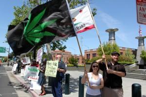 Rally in Sacramento Monday for Dr. Mollie Fry and Dale Schafer. (Image courtesy ASA)
