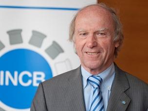 INCB head Werner Sipp: "The conventions never called for a war on drugs." (incb.org)