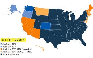 Arcview sees legalization in 18 states by 2020.