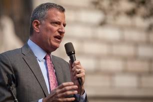 New York City Mayor Bill de Blasio comes out for safe injection sites. (Flickr)