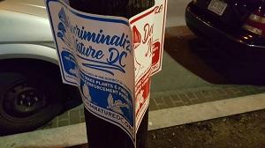 Decriminalize Nature DC street signs