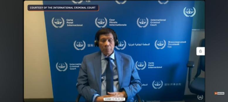 initial Duterte hearing