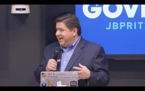 Gov. J.B. Pritzker<br>(photo courtesy Chi Hack Night via Wikimedia)
