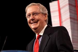 Mitch McConnell is down with hemp, but not pot. (Flickr/Gage Skidmore)